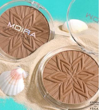Moira - Bronzing Powder for Face and Body Sun Glow - 001: Sunkissed