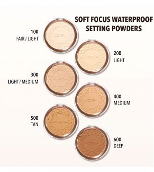 Moira - Compact fixing powder Soft Focus Waterproof - 500: Tan