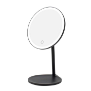 MQBeauty - Black Vanity Rechargeable Mirror with Dimmable LED Lighting