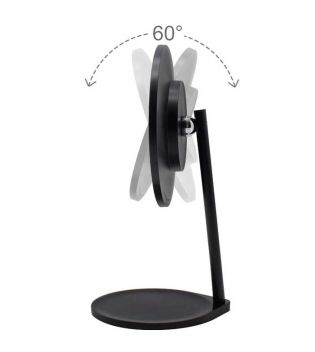 MQBeauty - Black Vanity Rechargeable Mirror with Dimmable LED Lighting