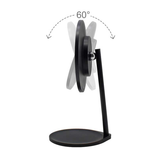 MQBeauty - Black Vanity Rechargeable Mirror with Dimmable LED Lighting