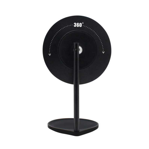 MQBeauty - Black Vanity Rechargeable Mirror with Dimmable LED Lighting