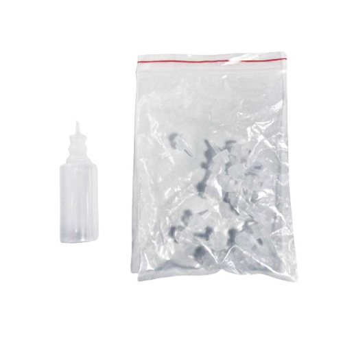 MQBeauty - Transparent cosmetic bag + 24 bottles of 15ml