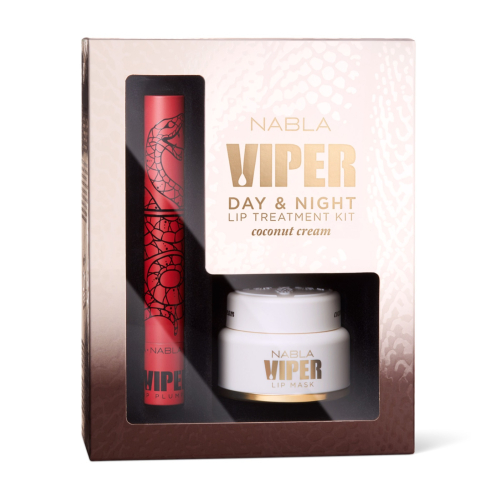 Nabla - Viper Day volumizing lip set & Night Lip Treatment Kit Coconut Cream