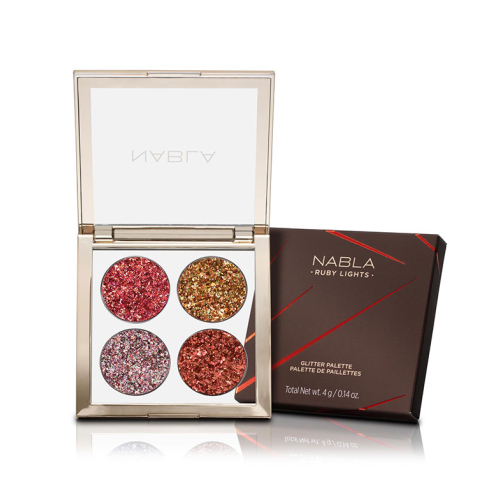 Nabla - *Side by Side* - Glitters Palette - Ruby Lights