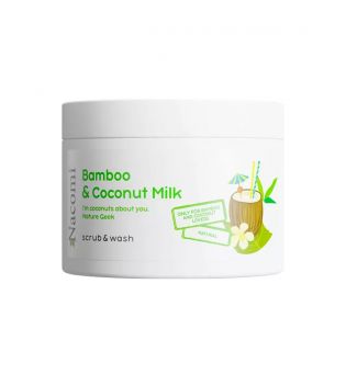 Nacomi - Body Scrub & Cleanser - Bamboo & Coconut Milk