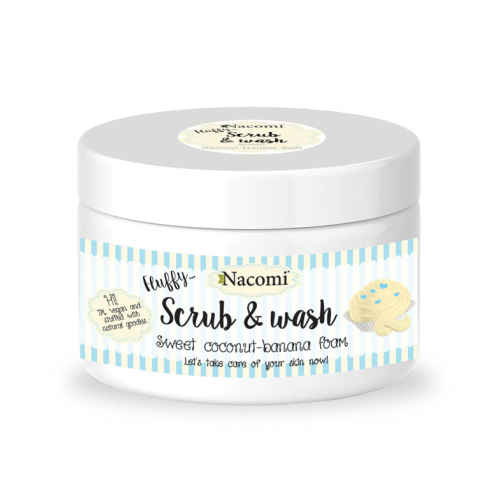 Nacomi - Rainbow Body scrub and wash - Sweet coconut-banana foam