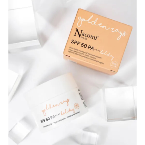 Nacomi - *Next Lvl* - Anti-wrinkle face cream SPF50 PA++++ Golden Rays Holiday