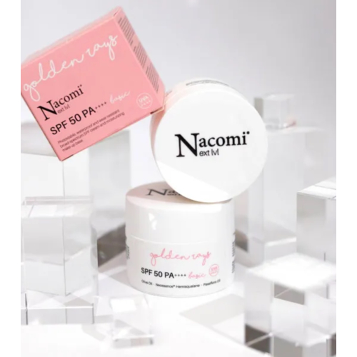 Nacomi - *Next Lvl* - Day Moisturizing Cream SPF50 PA++++ Golden Rays Basic