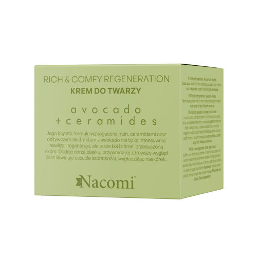 Nacomi - *Rich & Comfy Regeneration* - Regenerating facial cream with avocado and ceramides