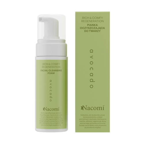 Nacomi - *Rich & Comfy Regeneration* - Facial cleansing foam with avocado