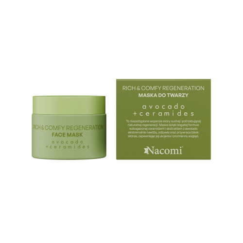 Nacomi - *Rich & Comfy Regeneration* - Regenerating facial mask with avocado and ceramides