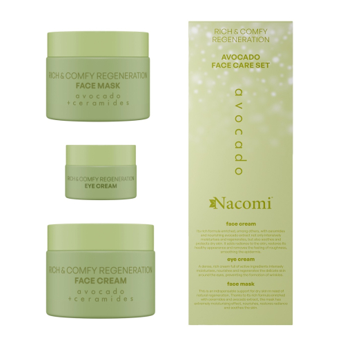 Nacomi - Facial Care Gift Set - Avocado Rich and Comfy Regeneration