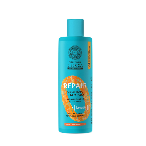Natura Siberica - Oblepikha keratin repair shampoo - For dry and damaged hair