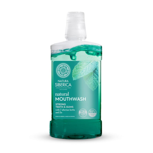 Natura Siberica - Natural mouthwash - 7 Siberian Herbs & Zinc, Strong teeth and gums