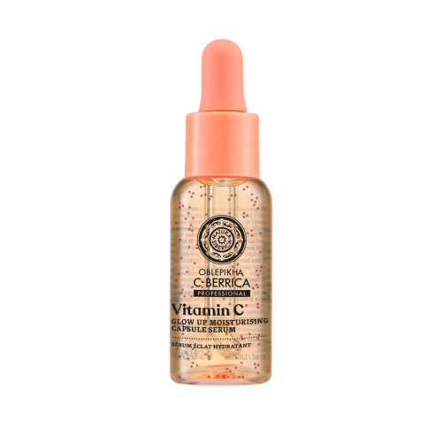 Natura Siberica - *Oblepikha C-Berrica* - Vitamin C Moisturizing Facial Serum with Capsules Glow Up