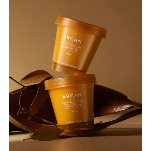 Nature Republic - Repairing Hair Mask for Damaged Hair Argan Essential