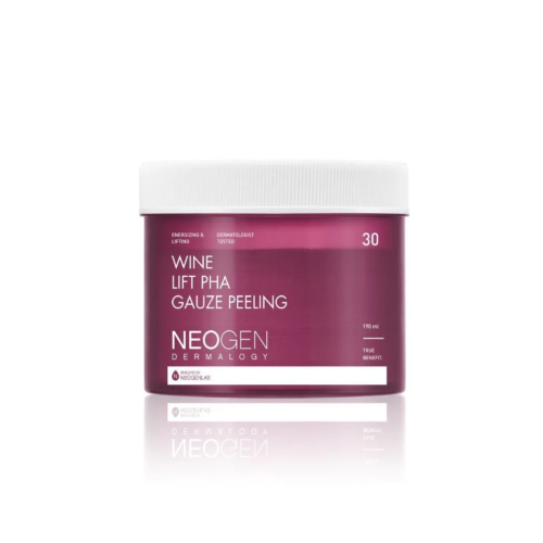 Neogen - Exfoliating Facial Toner Pads - Wine Lift Pha Gauze Peeling