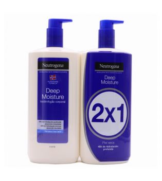 Neutrogena - Pack 2 deep hydration body lotions
