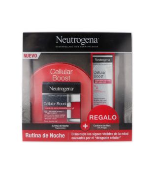 Neutrogena - Pack Cellular Boost regenerating night cream 50ml + Cellular Boost anti-wrinkle eye contour 15ml