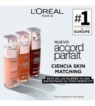 Loreal Paris - Foundation with hyaluronic acid Accord Parfait - 2N: Vainilla