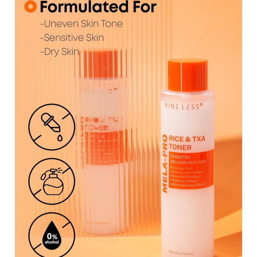 Nineless - *Mela-Pro* - Rice Facial Toner and TXA MELA-PRO