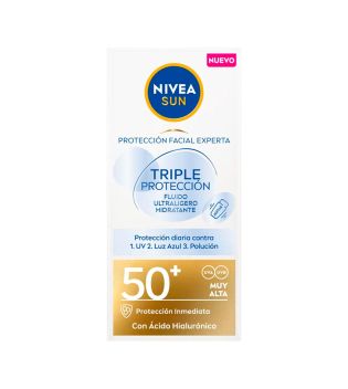 Nivea Sun - Ultrafluid facial sunscreen Triple protection - SPF50+: Very high