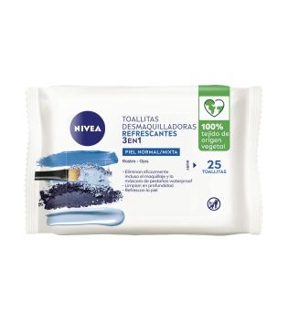 Nivea - 3 in 1 refreshing makeup remover wipes - Normal/combination skin