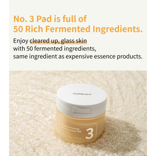 Numbuzin - Essence Pads No.3 Radiance Glowing Jumbo