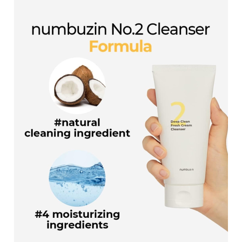 Numbuzin - Cleansing Foam No. 2 Deep Clean Fresh
