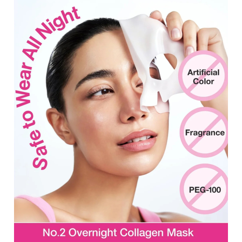 Numbuzin - Night facial mask No.2 Rose PDRN Plumping