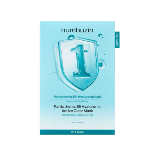 Numbuzin - Hydrating Face Mask No.1 Pantothenic B5 Hyaluronic Active Clear