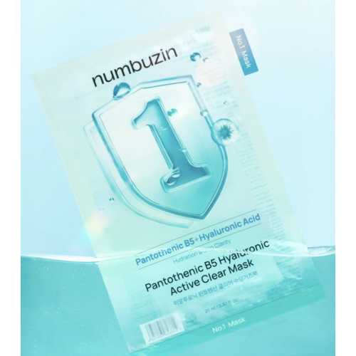Numbuzin - Hydrating Face Mask No.1 Pantothenic B5 Hyaluronic Active Clear
