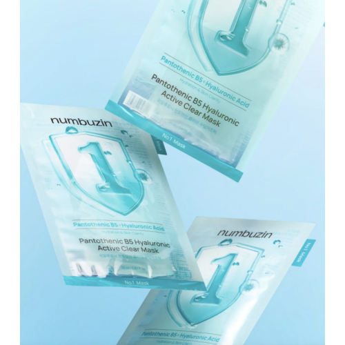 Numbuzin - Hydrating Face Mask No.1 Pantothenic B5 Hyaluronic Active Clear