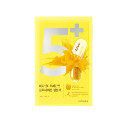 Numbuzin - Brightening Face Mask No.5+ Glutathione Vitamin Concentrated