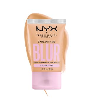 Nyx Professional Makeup - Blurring Foundation Bare With Me Blur Skin Tint - 03: Light Ivory