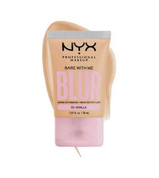 Nyx Professional Makeup - Blurring Foundation Bare With Me Blur Skin Tint - 05: Vainilla