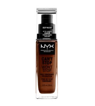 Nyx Professional Makeup - Can't Stop won't Stop foundation - CSWSF10.3: Deep Walnut