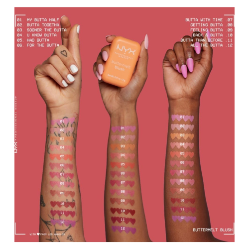 NYX Professional Makeup - Powder Blush Buttermelt - 01: My Butta Half