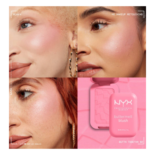 NYX Professional Makeup - Powder Blush Buttermelt - 02: Butta Together