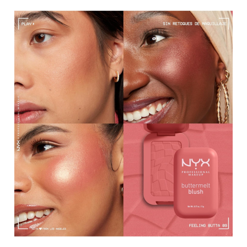 NYX Professional Makeup - Powder Blush Buttermelt - 09: Feeling Butta