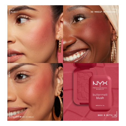 NYX Professional Makeup - Powder Blush Buttermelt - 10: Back and Butta