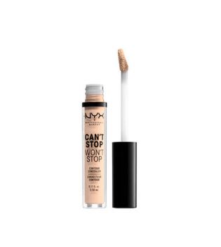 Nyx Professional Makeup - Can't Stop won't Stop Concealer - CSWC04: Light Ivory