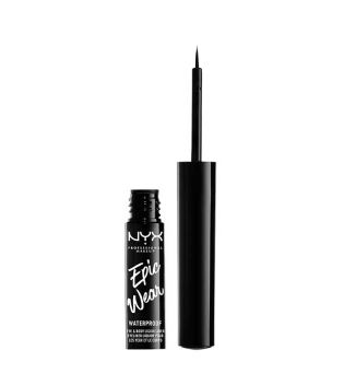 Nyx Professional Makeup - Liquid Eyeliner waterproof Epic Wear - Black