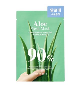 Olive Young - *Bringgreen* - 90% Face Mask - Aloe