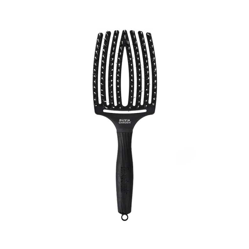 Olivia Garden - Hairbrush Fingerbrush Combo Large - Black