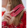 Olivia Garden - Hair Brush Fingerbrush Combo Medium - Hot Pink