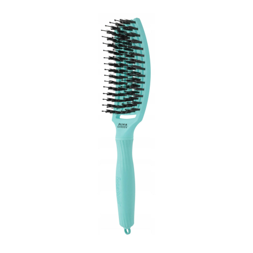 Olivia Garden - Hairbrush Fingerbrush Combo Medium - Mint
