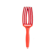 Olivia Garden - Hairbrush Fingerbrush Combo Medium - Neon Orange