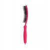 Olivia Garden - Hairbrush Fingerbrush Combo Medium - Neon Pink
